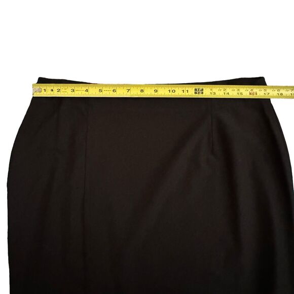 Eileen Fisher Black Skirt Size Large Viscose Nylon‎ Blend Lagenlook Minimalistic - Picture 4 of 8